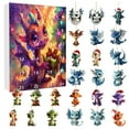 thumbnail image 2 of Dragon Advent Calendar 2025, 2D Acrylic Dragon Ornaments Christmas Countdown, Holiday Hanging Decoration for Tree, Home and Seasonal Festivities, 2 of 8