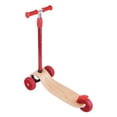 thumbnail image 2 of Hape Trottinette Légère en Bois pour Enfants avec 3 Roues, Rouge, 2 of 5