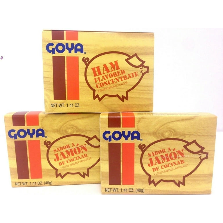 2 Goya Ham Flavored Concentrate Seasoning Packets~8 Per Box~1.41.oz 2 Boxes
