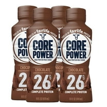 4 Pack | Fairlife Core Power High Protein Shake, Chocolate, 14 fl oz
