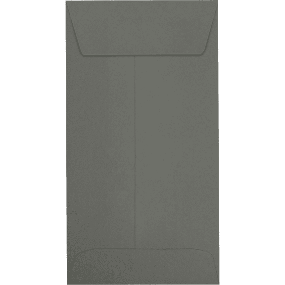 LUXPaper #7 Coin Envelopes, 80 lb, 3 1/2 x 6 1/2, Smoke Gray, 50 Pack