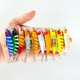 thumbnail image 4 of Sinking Minnow Fishing Lure with 3D Eyes Treble Hook Artificial Hard Bait, 4 of 5