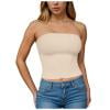 thumbnail image 5 of Posijego Women's Going out Tube Tops Trendy Summer Strapless Bandeau Shirts Summer Cropped Tank Tops Sleeveless Shirts, 5 of 5