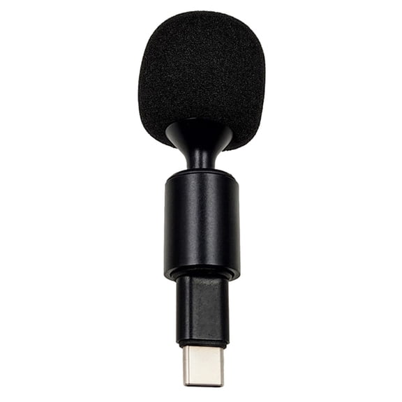 Necvior 3.5mm Jack Mini Microphone Portable Small 3.5 Microphone Recorder For Laptop
