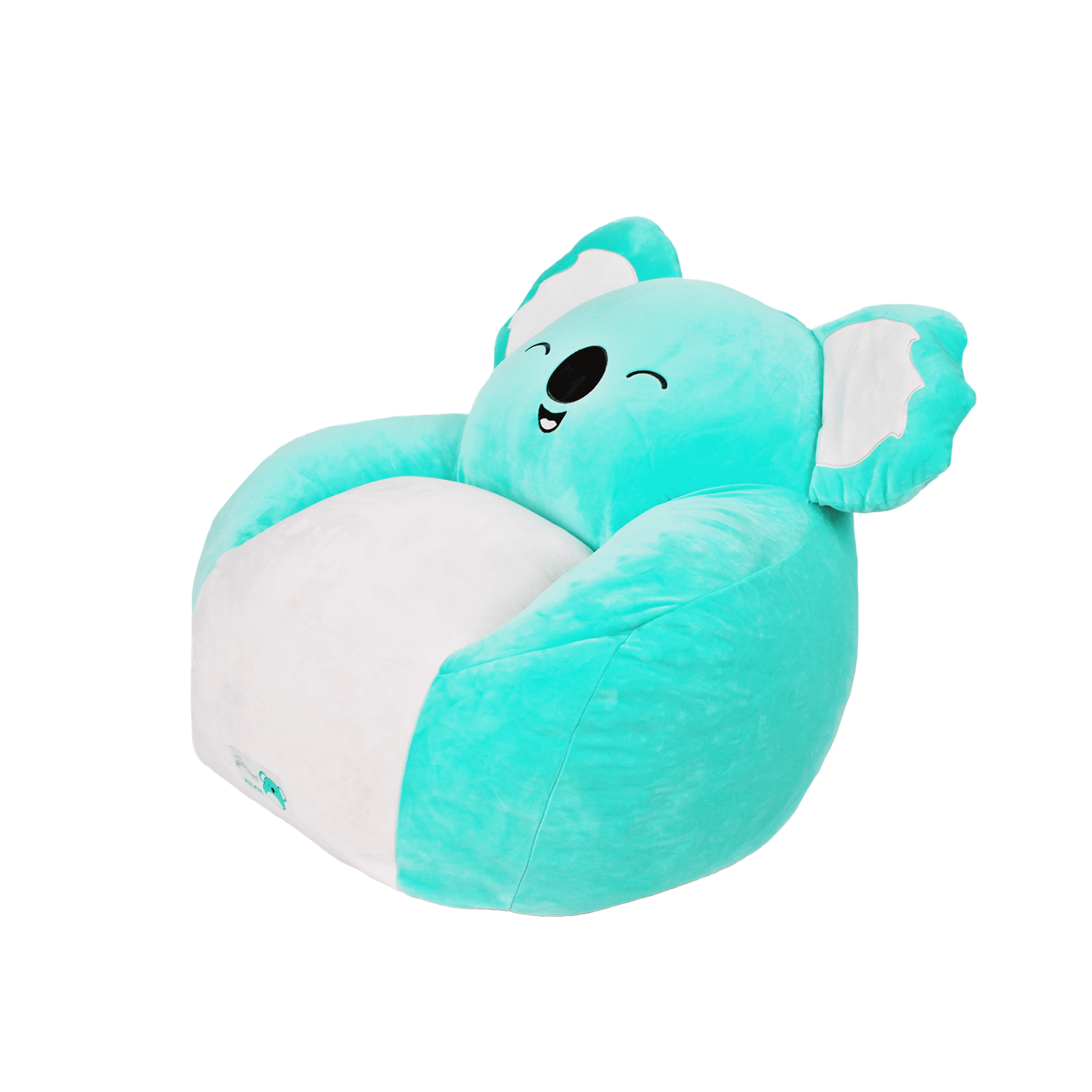 Squishmallows Official Kevin Bean Bag Chair - 30 in Wide Kids Squishy Soft Chair, Teal
