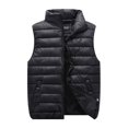 thumbnail image 3 of Chaleco de otoño e invierno para hombre, abrigo acolchado de algodón con cuello alto, chaleco de talla grande, chaqueta, chaleco de algodón con plumón, chaleco, 3 of 6