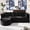 Black, variant on Hobestluk 96" Cloud Sectional Couch Modern Boneless Couch 3 Seater with Oversized Chaise L Shaped Modular Sofa for Living Room Apartment No Assembly Required (Stripe Lightgrey,Left Facing Chaise)