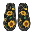 thumbnail image 1 of Balery Flower (2) Pantuflas de Casa de Felpa Silenciosas con Diseño Estampado, Zapatillas Cómodas Antideslizantes de Algodón para Interior-Medium, 1 of 8
