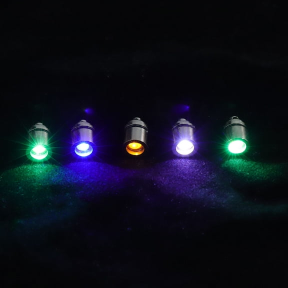 GAXIRE Flashlight Keychain Bulk Assorted Color 9Pcs 0.6*0.4*0.4In