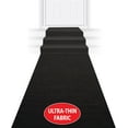 thumbnail image 5 of Party Central Carpet Aisle Runner Party Decorations - 2' x 15' - Black - Pack of 6, 5 of 6