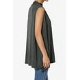 thumbnail image 4 of TheMogan Women's Long Vests Sleeveless Draped Lightweight Open Front Cardigan, 4 of 7