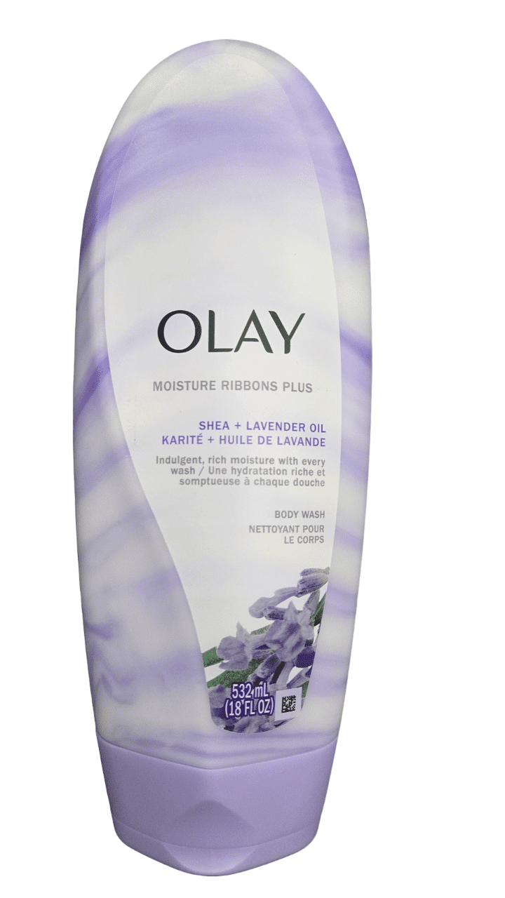 OLAY Moisture Ribbons Plus, Shea plus Lavender Oil 18 oz (Pack of 6)