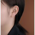 thumbnail image 2 of Solid 925 Sterling Silver Bow Clip On Earrings Ribbon for Women Bowknot Cuff Earrings Non Pierced Wrap Earrings, 2 of 11