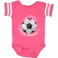 thumbnail image 3 of Inktastic Soccer Princess- Tiara Girls Baby Bodysuit, 3 of 5
