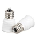thumbnail image 3 of 10PCS White E12 to E14 Adapter Converter Bulb Converter E12 to E14 Adapter Light Bulb Socket E12 Male to E14 Female Bulb Converter LED Light Holder Lamp Adapter Socket Changer, 3 of 6