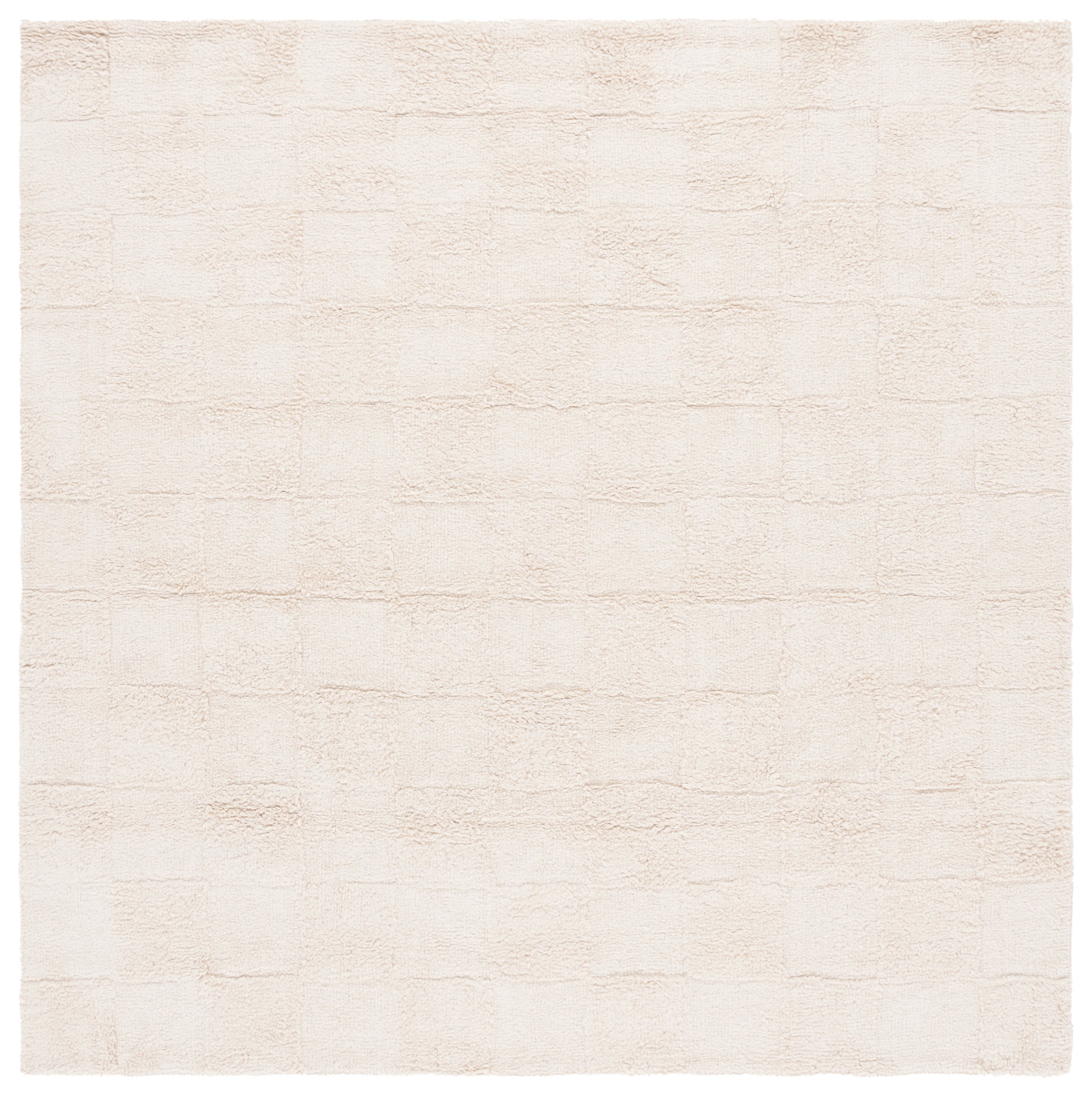 Safavieh Easy Care Coty Checkered Area Rug, Ivory, 6' x 6' Square