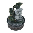 thumbnail image 5 of LED Resin Sleeping Buddha Water Fountain Ornament Waterfall Tabletop Statue, 5 of 9