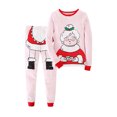 thumbnail image 1 of QUDDERR Ensemble de Pyjamas de Noël pour Enfants 3-7T Filles Garçons Imprimé Manches Longues 2 Pcs T-Shirt Col Rond Pantalon Vêtements de Nuit Printemps Automne, 1 of 9