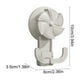 thumbnail image 3 of Ganchos de ventosa con sujeción fuerte | Doble gancho del molino de viento sin marca | Plástico de adhesión sin herramientas | Blanco Transparente | Organizador de puertas de baño de 4"x2,4", sin, 3 of 6