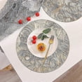 thumbnail image 3 of Set of 6 Gold Round Placemats, 3 of 4
