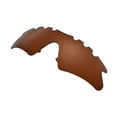 thumbnail image 2 of Walleva Brown Polarized Vented Replacement Lenses For Oakley M Frame Sweep Sunglasses, 2 of 7