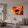 thumbnail image 3 of Abstract Portrayal Of a Screaming Face Poster Decorative Painting Canvas Wall Art Living Room Posters Bedroom Painting,Frame-style,24x36inch(60x90cm), 3 of 8