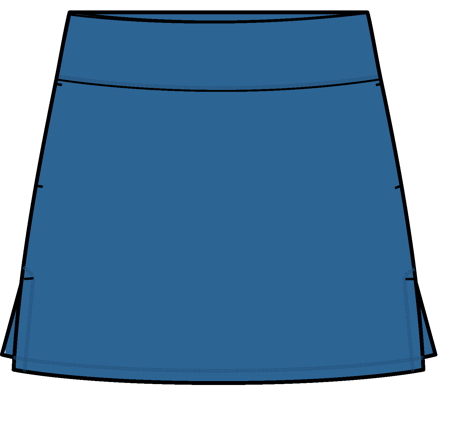 Ben Hogan Women’s Performance 16" Tummy Control Solid Ventilated Golf Skort, Sizes XS-XXXL