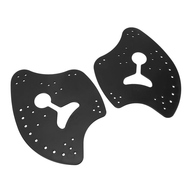 1 Par de Paletas de Natación para Abrenamiento, Diseño Hidrodinámico, Material de Silicona pp Ajustable de Doble Cara, Aleta Ideal, Paleta Plana, Ayuda para Abrenamiento de