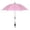 Pink, variant on DAMAI 32in Portable Wheelchair Windproof Rainproof Umbrella, 6 Bones Clamp Umbrella With Adjustable Universal Clamp for Sun Protection(Blue)