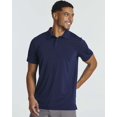 thumbnail image 3 of Real Essentials 3 Pack: Men's Dry-Fit Short Sleeve Polo Shirt - Performance Golf Moisture Wicking (Available In Big & Tall), 3 of 6