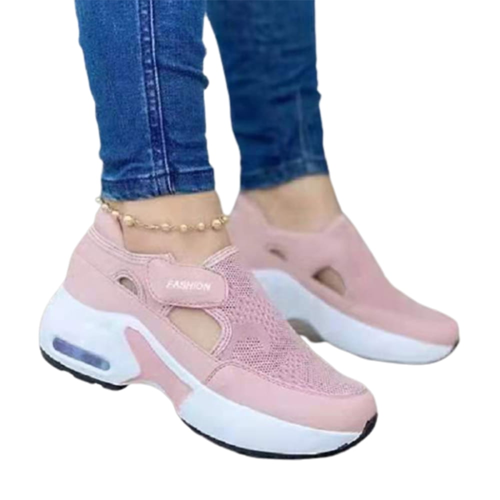 har Konsulat Vær stille Women Fashion Vulcanized Sneakers Thick Bottom Ladies Flats Breathable  Vulcanized Shoes For Ladies Walking 36 Pink - Walmart.com