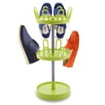 thumbnail image 1 of Costway 2 Rang 8 Paires Montant Tournant Chaussure Organisateur Rack Dortoir Maison, 1 of 10