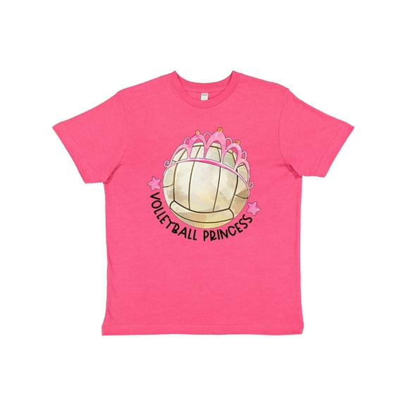 Inktastic Volleyball Princess- Tiara Youth T-Shirt