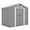 Light Grey, variant on Outsunny 7.5' x 6.5' Outdoor Storage Shed with Double Doors, Light Grey