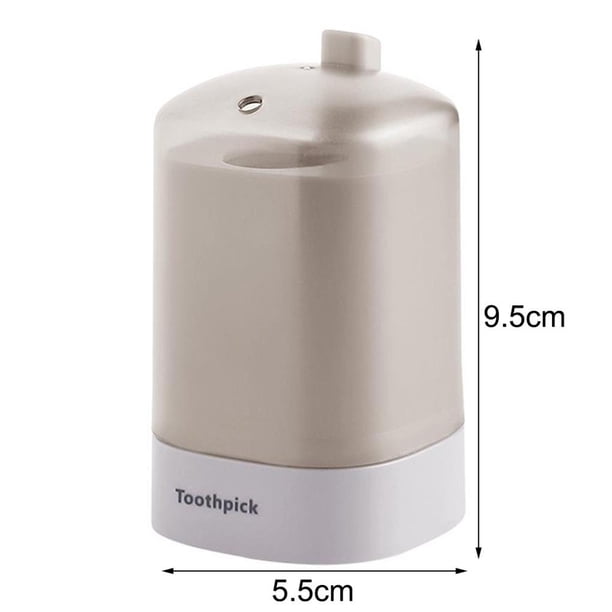 Soporte Para Palillos De Dientes, Dispensador Automático De Palillos De Dientes, Caja De Palillos De Dientes A Presión Cuadrada, Contenedor De Almacenamiento Doméstico Para La Sala De Estar Del Hotel Methold HA023529-00