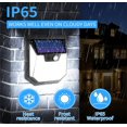thumbnail image 2 of Luces solares para jardín al aire libre, súper brillantes, inalámbricas, 159 LED, ángulo amplio de 270°, luces con sensor de movimiento solar, IP65, impermeables, paquete de 4, 2 of 4