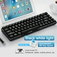 thumbnail image 1 of EGNMCR Mouse, Gaming Mouse Mechanical Keyboard 68-Key Multi Device 3 Mode Wireless Wired Keyboard Key board, 1 of 2