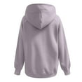 thumbnail image 4 of Krdevn Women's Winter Thermal Hoodie - Windproof -Lined Zip Jacket, Outdoor Cold Weather Sweatshirt with Pockets,Womens Hoodies Pullover, for Size S, 4 of 4