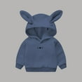 thumbnail image 2 of fatyb Toddler Baby Cute Hoodies Long Sleeve Cotton Pullover Boys Girls Casual Sweatshirts with Hood, 2 of 3