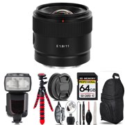Sony E 11mm f/1.8 Lens - 64GB Accessory Kit (International Version)