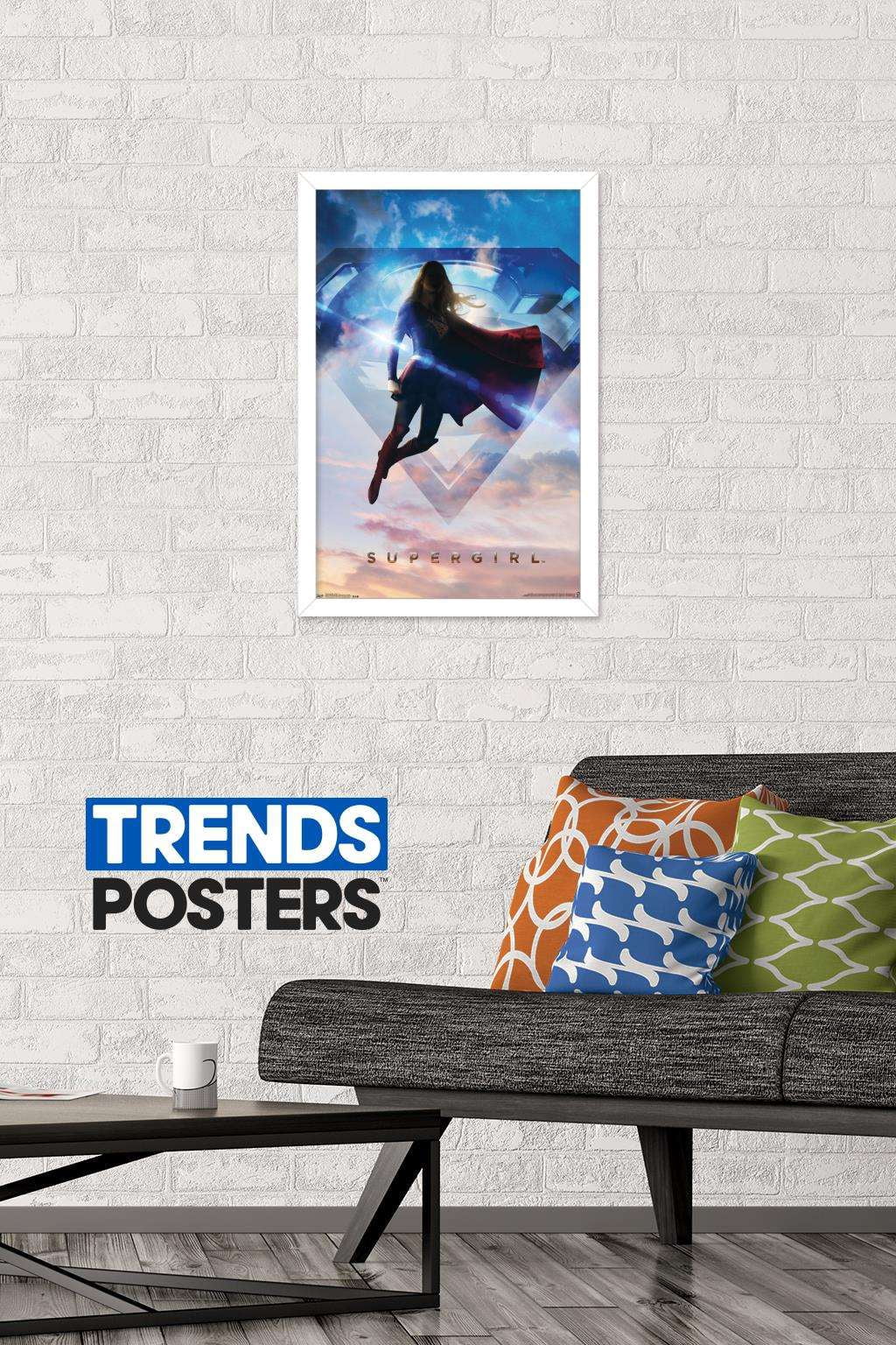 DC Comics TV - Supergirl - Season 1 Wall Poster, 14.725" x 22.375", Framed