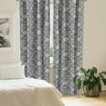 thumbnail image 2 of Ambesonne Abstract Curtains, Ornamental Shapes Bohemian, Pair of 28"x63", Dimgray Champagne, 2 of 5