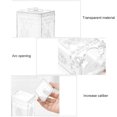 thumbnail image 5 of CAROOTU Makeup Remover Holder with Lid Self-Dispensing Easy Access Clear Cotton Swab, 5 of 5