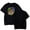 Black, variant on icrimax Fashionable and casual loose summer men's and women's short sleeved T-shirt top