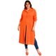 thumbnail image 1 of Maxi blusa con aberturas Roman Fashion /Tallas extras, 1064 (Naranja) naranja 36 Roman Fashion BL-ST-1064-NARANJA, 1 of 6