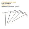thumbnail image 4 of Uxcell 1.25'' T Shaped Pins Steel Blocking Pin Needles for Crafts, Silver 50 Pack, 4 of 5