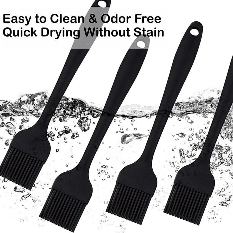 Silicone Basting & Pastry Brushes by AdeptChef, Great for BBQ Meat, Cakes &  Pastries – Heatproof, Flexible & Dishwasher Safe, EASY Clean, Food Grade