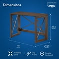 thumbnail image 3 of Stakmore Folding Desk, 3 of 12