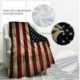 thumbnail image 2 of American Flag Blanket USA Flag Soft Warm Throw Print Blanket for Couch Bed 50"x60", 2 of 6