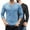 Black/Charcoal, variant on COOFANDY Men's 2 Pack Henley Shirts Long Sleeve Slim Fit Casual T-Shirt Lightweight Button Soild Basic Tees
